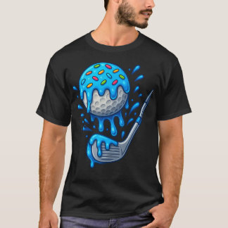T-shirt Équipe de golf Drip pour garçons glace