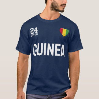 T-shirt Équipe de Guyanais de football 24 Sept Guinée Fan