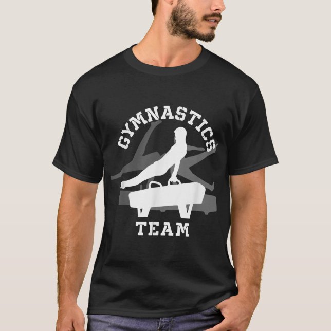 T-shirt Équipe De Gymnastique Mens Gymnaste American Artis (Devant)