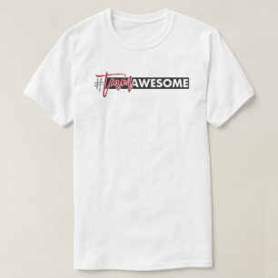 T-shirt Équipe de Hashtag impressionnante