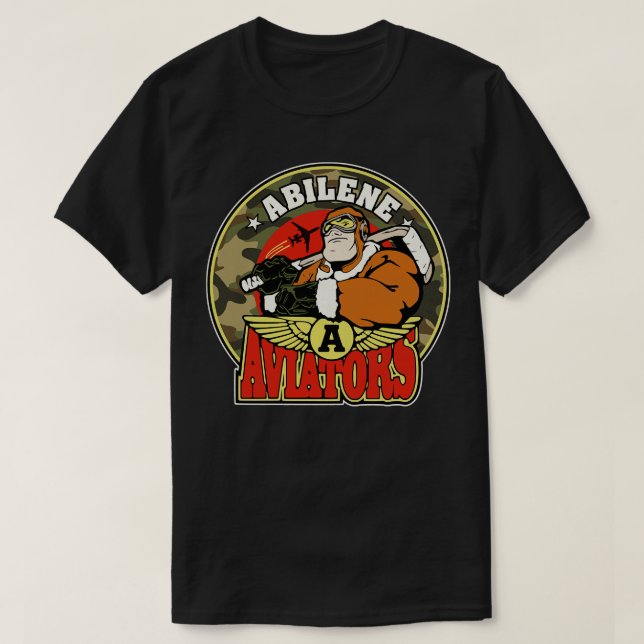 T-shirt Équipe de hockey des aviateurs d'Abilene en défici (Design devant)