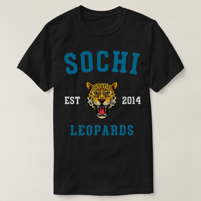 T-shirt Équipe de hockey Kontinental SC de Sotchi (Design devant)