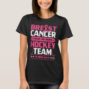 T-shirt Équipe de hockey sur cancer du sein Sensibilisatio