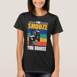 T-shirt Équipe de jeu de paintball pour hommes You Snooze 