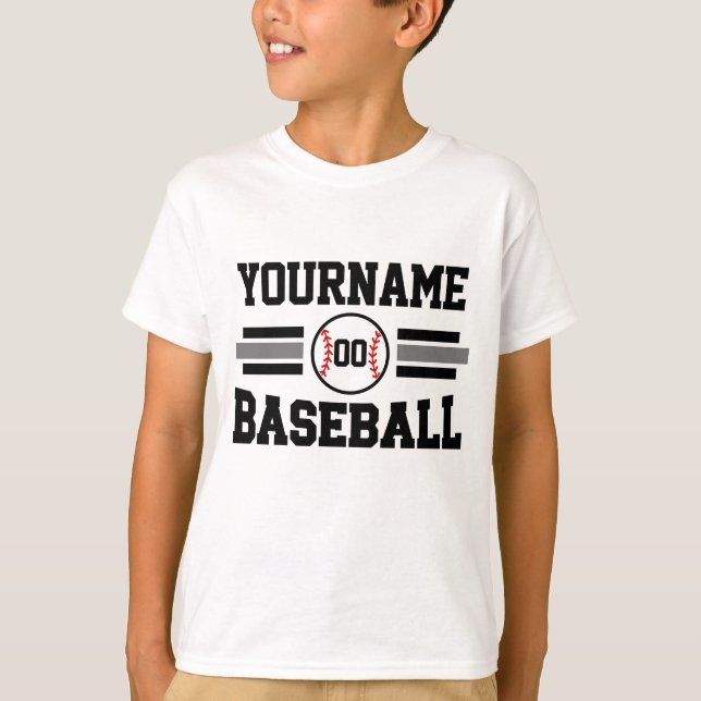 T-shirt Équipe de joueurs de baseball rétro personnalisés  (Devant)