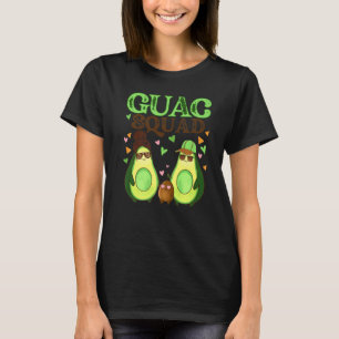 T-shirt Équipe De La Famille Guac Avocado Pajamas De Pun P