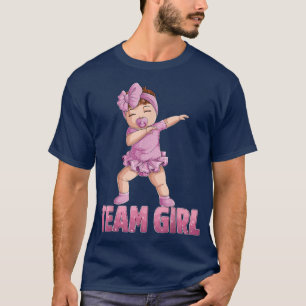 T-shirt Équipe de la fête de la révélation du genre Fille