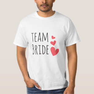 T-shirt Équipe de la mariée