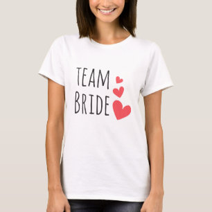 T-shirt Équipe de la mariée
