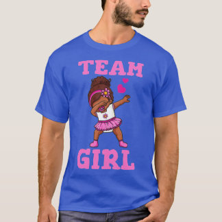 T-shirt Équipe de la partie de révélation de genre 8 fille
