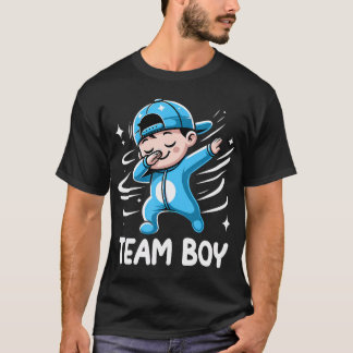 T-shirt Équipe de la partie de révélation de genre Boy Bab