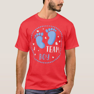 T-shirt Équipe de la partie de révélation de genre Garçon