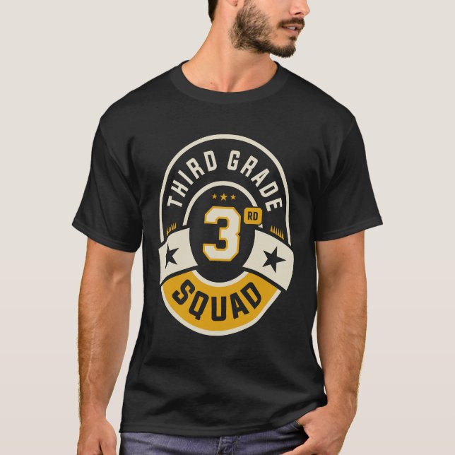 T-shirt Équipe de la troisième année de l'équipe de la tro (Devant)