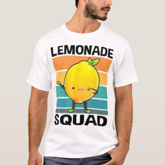 T-shirt Équipe De Lemonade Pour Stand Boss Jus De Citron É