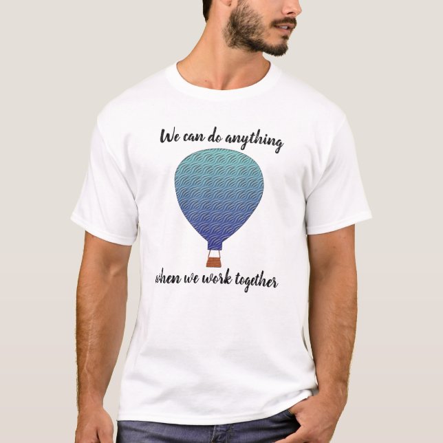 T-shirt Équipe de l'entreprise Groupe de construction Volo (Devant)