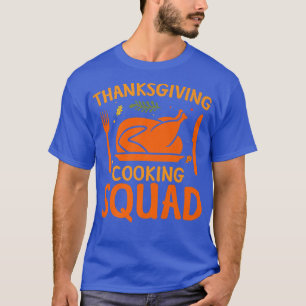 T-shirt Équipe de l'Escadron de Cuisine de Thanksgiving