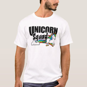 T-shirt Équipe de licornes amateur de licornes arc-en-ciel