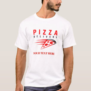T-shirt 🍕 Équipe de livraison de la boutique de pizza Uni