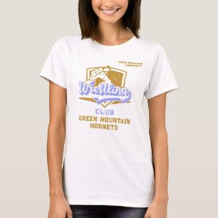 T-shirt Équipe de lutte personnalisée Club Nom de l'école