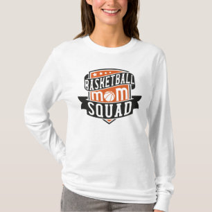 T-shirt Équipe de maman de basket-ball