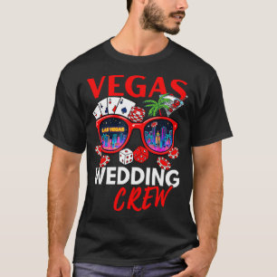 T-shirt Équipe de mariage drôle à Vegas 2026 enterrement d