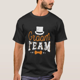 T-shirt Équipe de marié homme Engagement Enterrement de vi