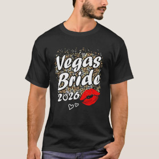T-shirt Équipe de mariée de Vegas 2026 Mariée à Vegas Ente