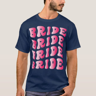 T-shirt Équipe de mariée, je le fais, tenue de témoin rétr