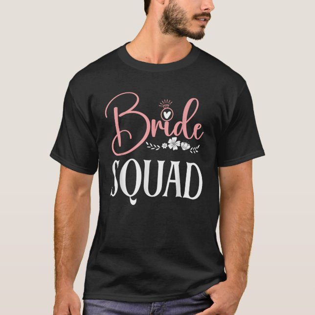 T-shirt Équipe de mariée Mariage Baby Shower Famille appar (Devant)