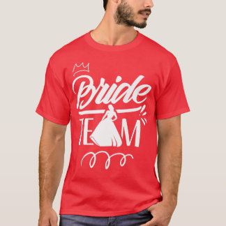 T-shirt Équipe de mariée mariage enterrement de vie de jeu