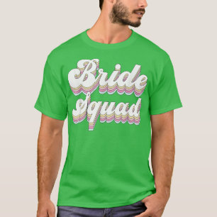 T-shirt Équipe de mariée Retro EVJF Demoiselles d'honneur