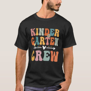 T-shirt Équipe de maternelle Équipage de maternelle Rétro