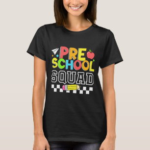 T-shirt Équipe de maternelle premier jour d'école heureux