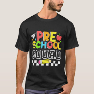 T-shirt Équipe de maternelle premier jour d'école heureux