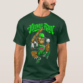 T-shirt Équipe de Monkey CA à domicile Joue au baseball
