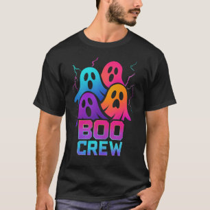 T-shirt Équipe de Neon Boo   Enfants Halloween