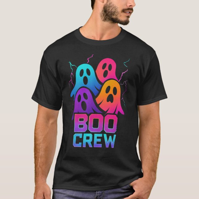 T-shirt Équipe de Neon Boo | Enfants Halloween (Devant)