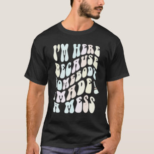 T-shirt Équipe de nettoyage drôle Équipe de concierge d'éc