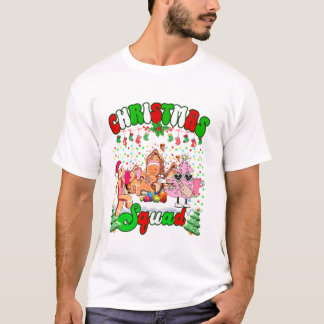 T-shirt Équipe de Noël de famille amusant