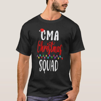 T-shirt Équipe de Noël des infirmières correspondant aux s