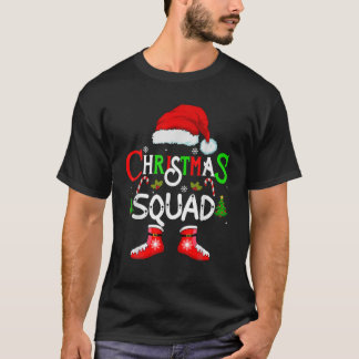 T-shirt Équipe de Noël Drôle Noël Père Noël Famille Pyjama