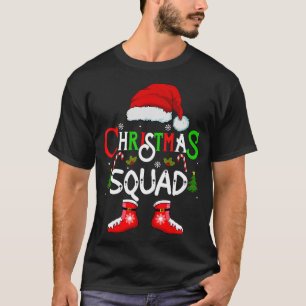 T-shirt Équipe de Noël Funny Noël père Noël Family Pyjamas