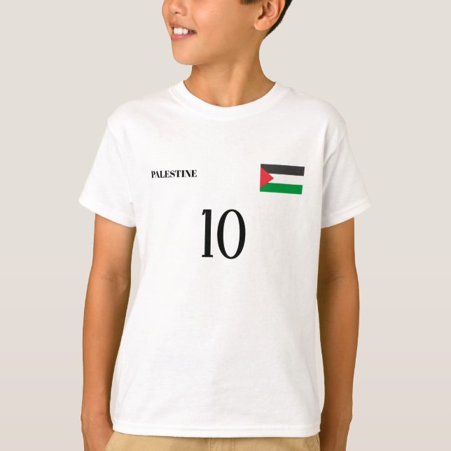 T-shirt Équipe de Palestine de football (Devant)