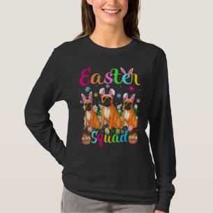 T-shirt Équipe de Pâques Bunny Ear Français Bulldog Joyeux
