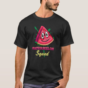 T-shirt Équipe de pastèque mignonne Art de fruit d'été
