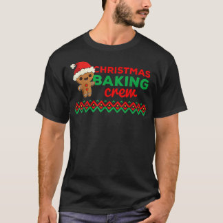 T-shirt Équipe de pâtisserie de Noël Cookie Candy