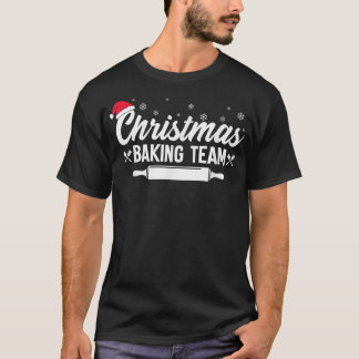 T-shirt Équipe de pâtisserie de Noël Rolling Pin amusant H