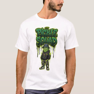 T-shirt Équipe de Pickles Graffiti Edgy Graphique Hip Hop