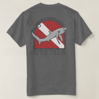 T-shirt Équipe de piqué de requin de batteuse
