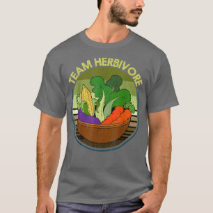 T-shirt Équipe De Plantes De Veggie Herbivore Lover Légume